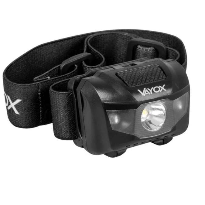 Latarka bateryjna czołowa 100lm LED + 2x LED VA0178 VAYOX - obrazek 1