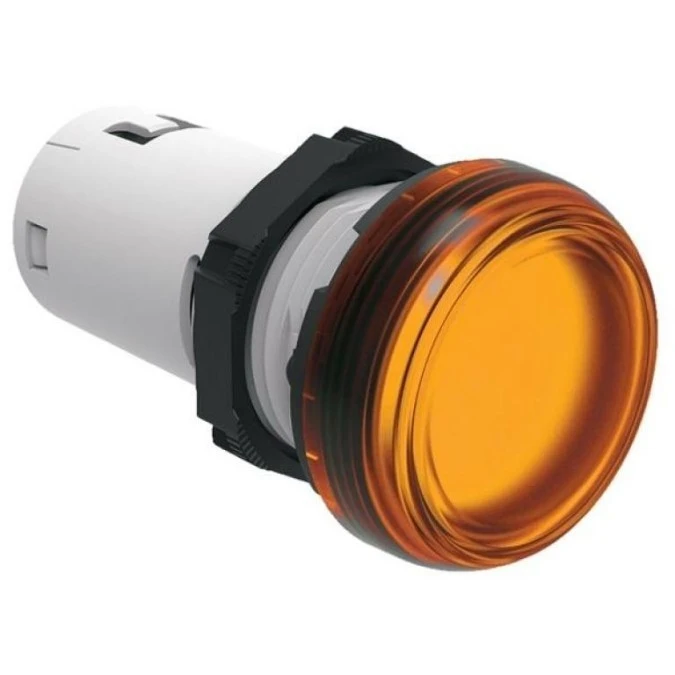 Lampka kontrolna sterownicza LED pomarańczowa 24V fi:22mm LPMLB1 - obrazek 1