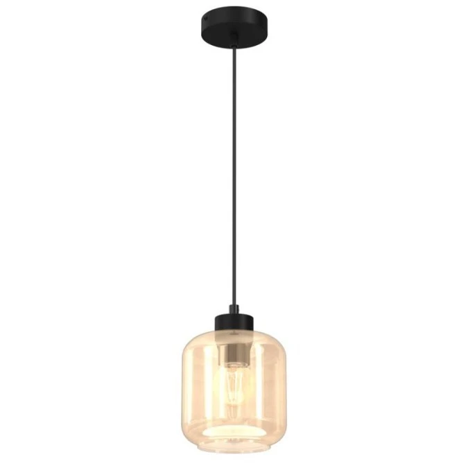 Lampa wisząca SOMBRA AMBER 1xE27 MLP8370 Milagro - obrazek 1