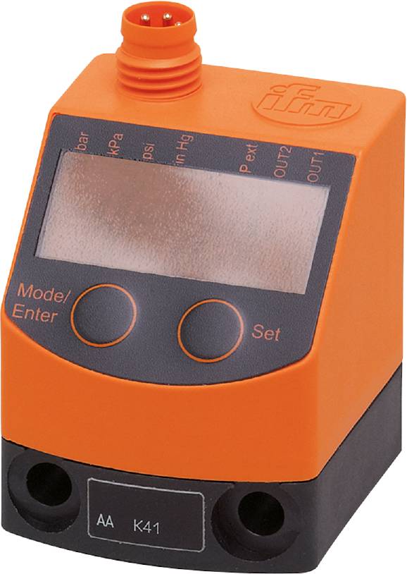 ifm Electronic Czujnik ciśnienia 1 szt. PQ3809 -100 kPa do 100 kPa M8 1 NC, 1 NO, Analog