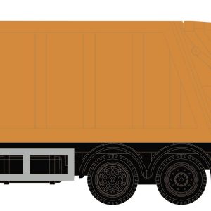 Minis by Lemke LC4660 N Model ciężarówki MAN Śmieciarka F90 neutralna, pomarańczowa