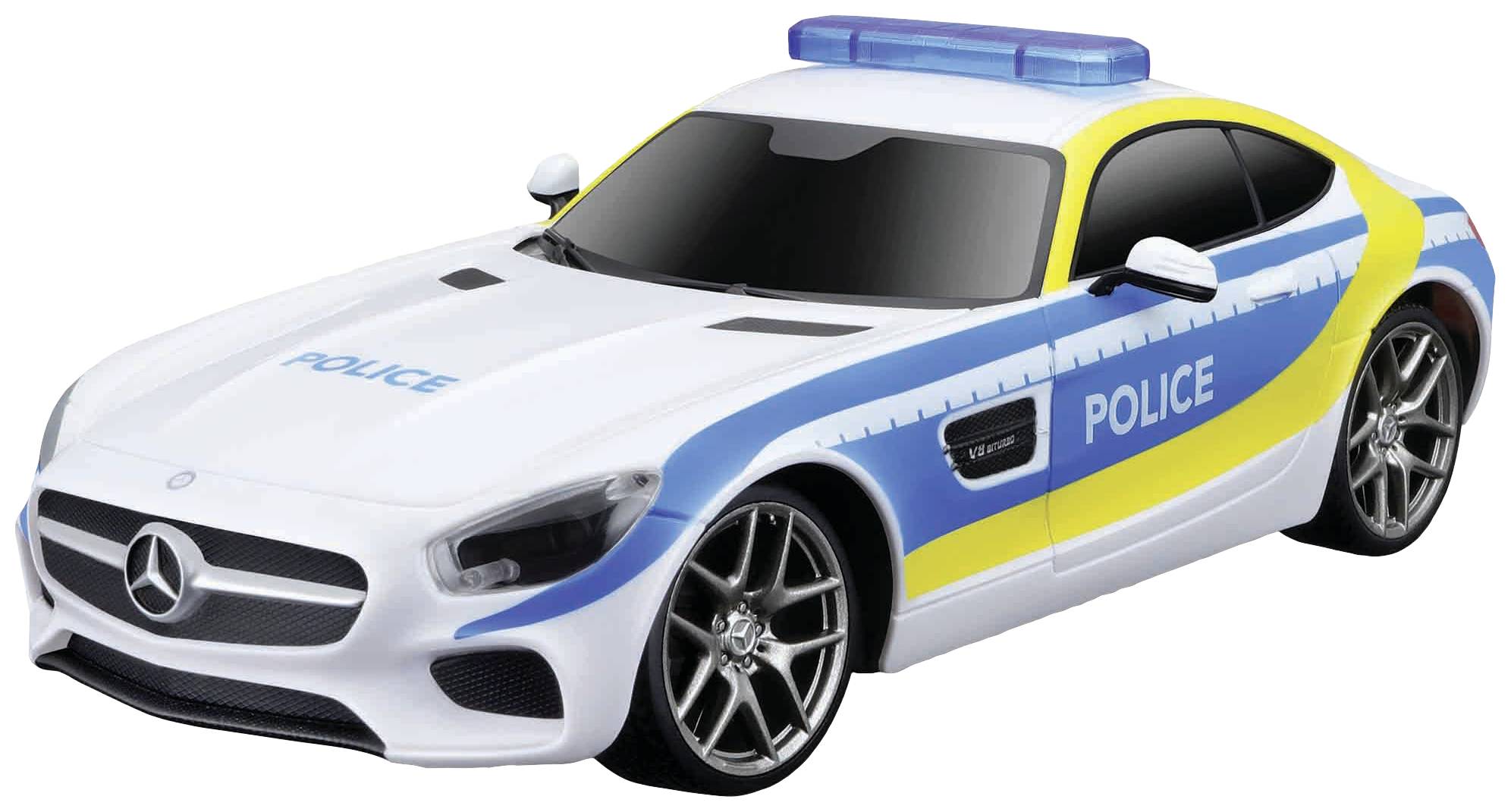 MaistoTech 581527 Mercedes AMG GT Polizei 1:24 Samochód RC dla początkujących Elektryczny 2WD - obrazek 1