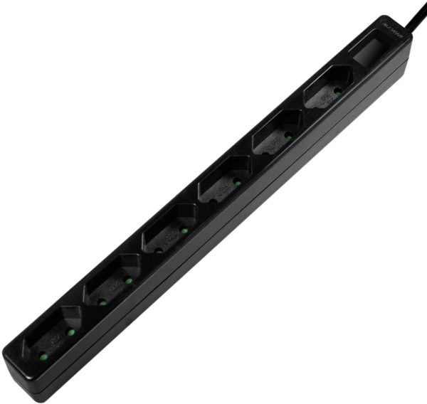 Listwa zasilająca LogiLink LPS231B LPS231B 6 x Ilość gniazdek: 6