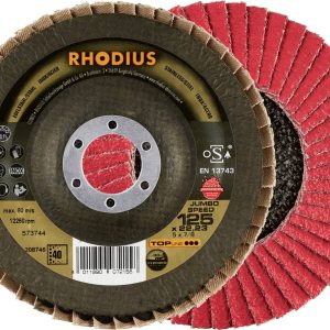 Rhodius 211311 JUMBO SPEED PACK Tarcza lamelkowa Średnica 125 mm Średnica otworu 22.23 mm Wielkość ziarna 40 5 szt. Rhodius 211311 JUMBO SPEED PACK Tarcza lamelkowa Średnica 125 mm Średnica otworu 22.23 mm Wielkość ziarna 40 5 szt.
