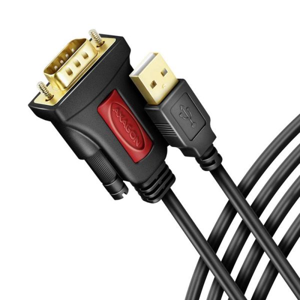 AXAGON USB 2.0 adapter [1x złącze męskie RS232 – 1x USB 2.0] ADS-1PSN 1.5 m