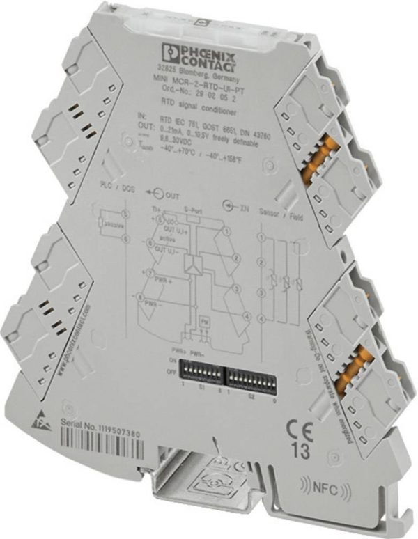Przetwornik pomiarowy temperatury Phoenix Contact MINI MCR-2-RTD-UI 2902049