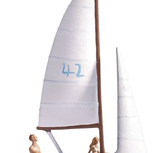 Żaglówka z figurkami, Noch, skala H0