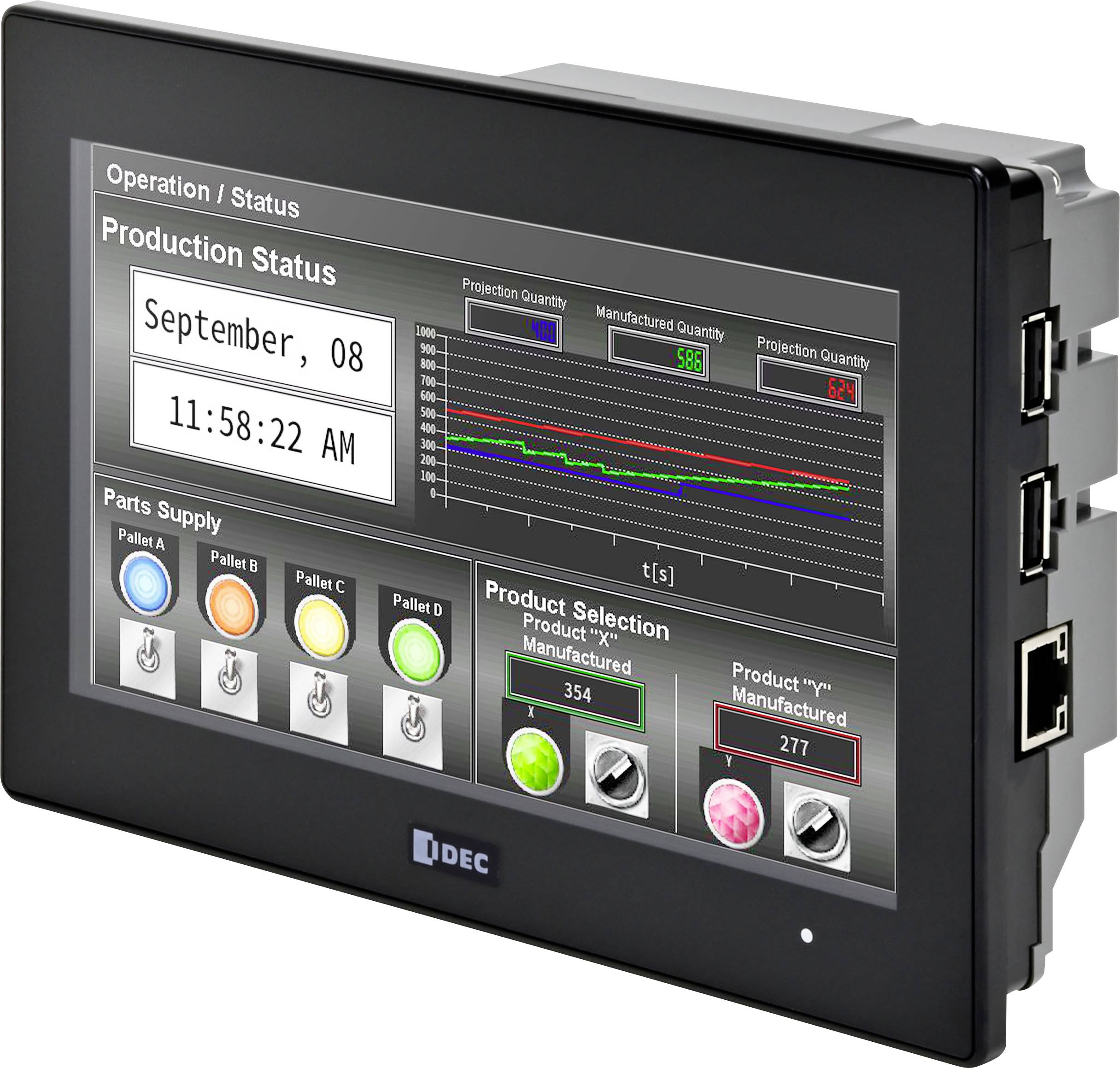Panel obsługi PLC Idec FT2J-7U22RAF-B FT2J-7U22RAF-B - obrazek 1