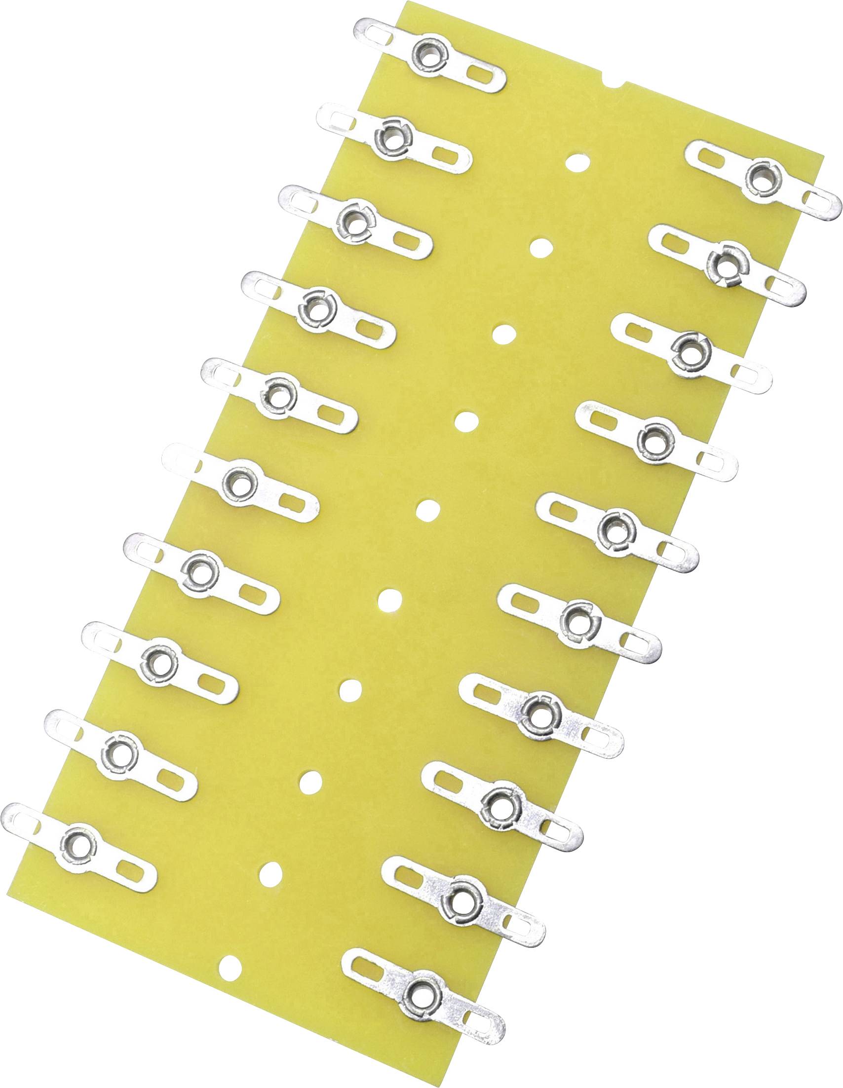 TRU COMPONENTS Listwa złączy do lutowania dwurzędowo Ilość pinów 20 papier laminowany (D x S x W) 82 x 38 x 1.6 mm 1 szt - obrazek 1