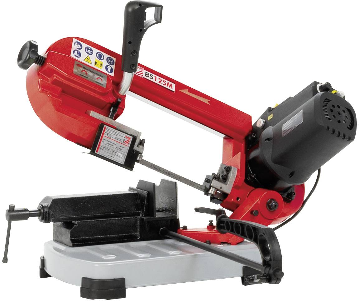 Piła taśmowa do metalu mobilna Holzmann Maschinen BS125M_230V 230 V 400 W - obrazek 1