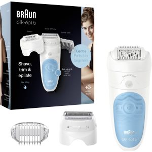 Braun Depilator biało-niebieski