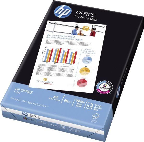 HP Office Paper CHP110 Uniwersalny papier do drukarek DIN A4 80 g/m² 500 ark. biały