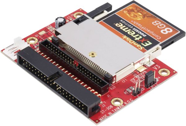 Renkforce RF-4886688 Konwerter interfejsów [1x złącze męskie CompactFlasch 50-pin – 2x złącze męskie IDE 40-pin, złącze