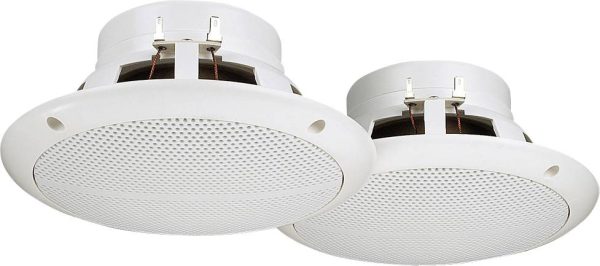 Głośnik do zabudowy Monacor SPE-265/WS, Moc RMS: 30 W, 8 Ω, 80-20000 Hz, biały, 1 par(a)