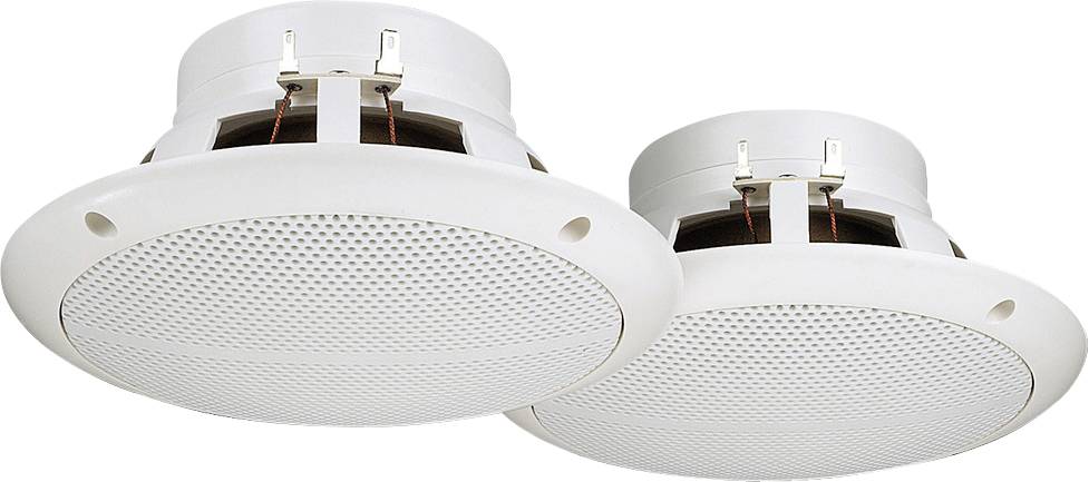 Głośnik do zabudowy Monacor SPE-265/WS, Moc RMS: 30 W, 8 Ω, 80-20000 Hz, biały, 1 par(a) - obrazek 1