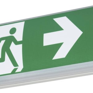 B-SAFETY BR563130 Oznakowanie drogi awaryjnej z podświetleniem Montaż ścienny, Montaż sufitowy w lewo, w prawo, w górę B-SAFETY BR563130 Oznakowanie drogi awaryjnej z podświetleniem Montaż ścienny, Montaż sufitowy w lewo, w prawo, w górę