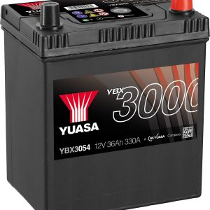 Yuasa SMF YBX3054 Akumulator samochodowy 36 Ah Połączenie biegunów: T1/T3 Yuasa SMF YBX3054 Akumulator samochodowy 36 Ah Połączenie biegunów: T1/T3