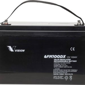 Akumulator solarny Vision Akkus FM-Serie 6FM100DX, 12 V, 100 Ah Akumulator solarny Vision Akkus FM-Serie 6FM100DX, 12 V, 100 Ah