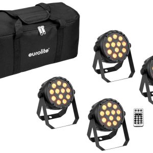 Eurolite 42110204 Set 4x LED PARty Spot Silent RG Oświetlenie LED PAR Eurolite 42110204 Set 4x LED PARty Spot Silent RG Oświetlenie LED PAR