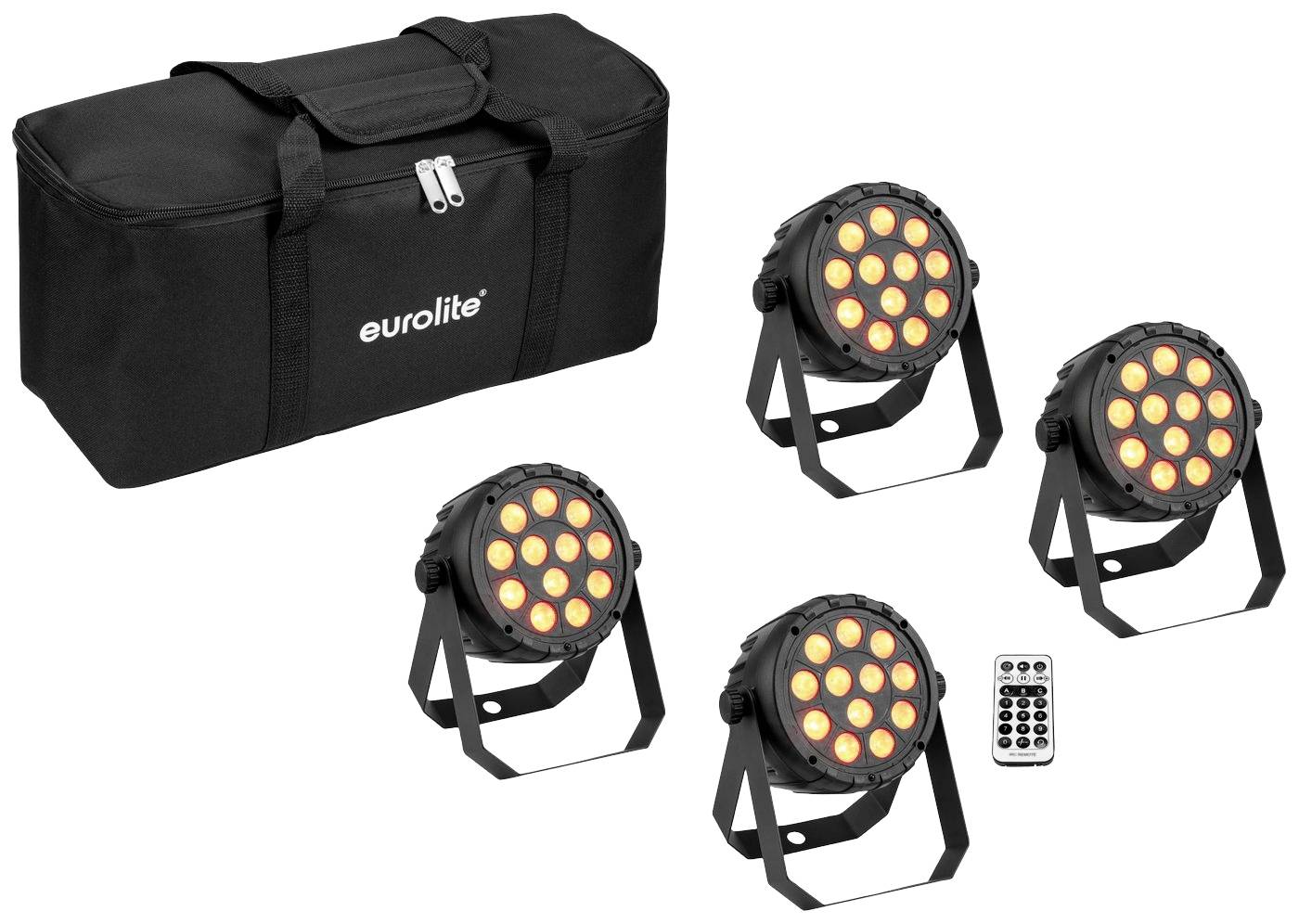 Eurolite 42110204 Set 4x LED PARty Spot Silent RG Oświetlenie LED PAR - obrazek 1
