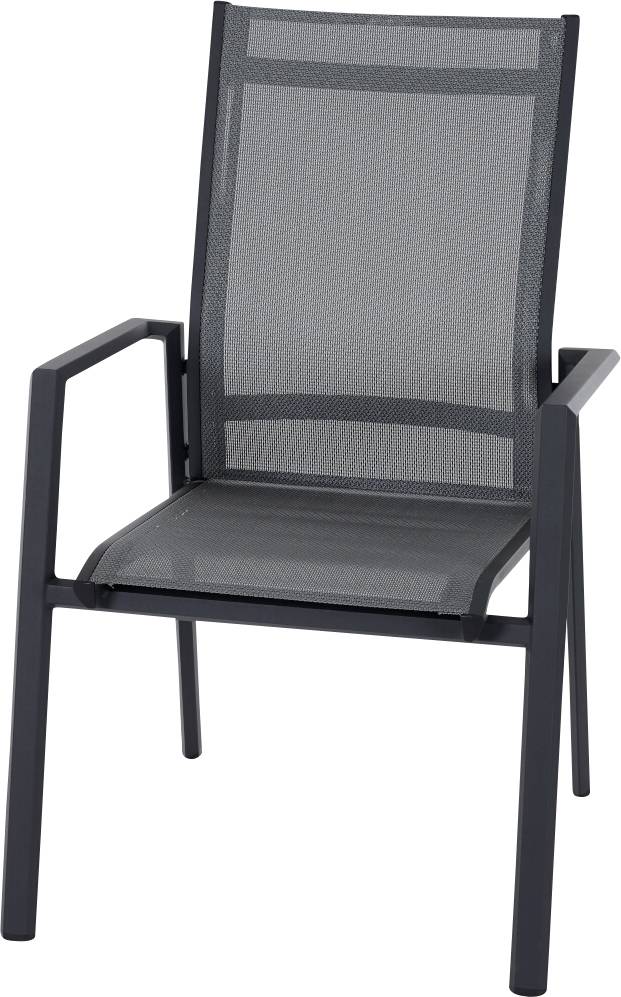Siena Garden Tauro S83265 Krzesło ogrodowe aluminium antracytowy (matowy), szary - obrazek 1