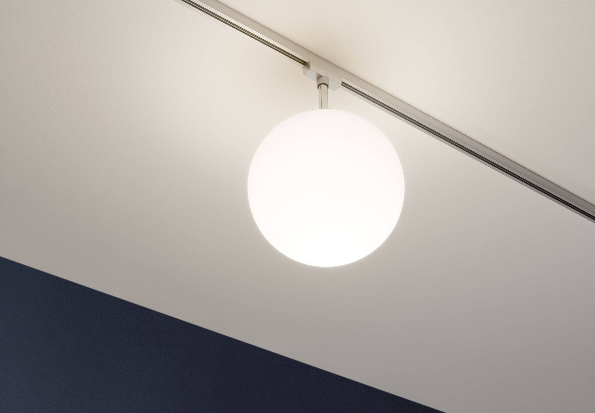 Lampa do systemu szynowego, wysokonapięciowego Paulmann Globe Small 97602 E14 10 W LED chrom (matowy) - obrazek 1