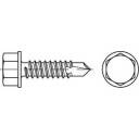TOOLCRAFT 141385 Śruba samonawiercająca 6.3 mm 16 mm Nasadowa DIN 7504 stal cynkowany galwanicznie 500 szt.
