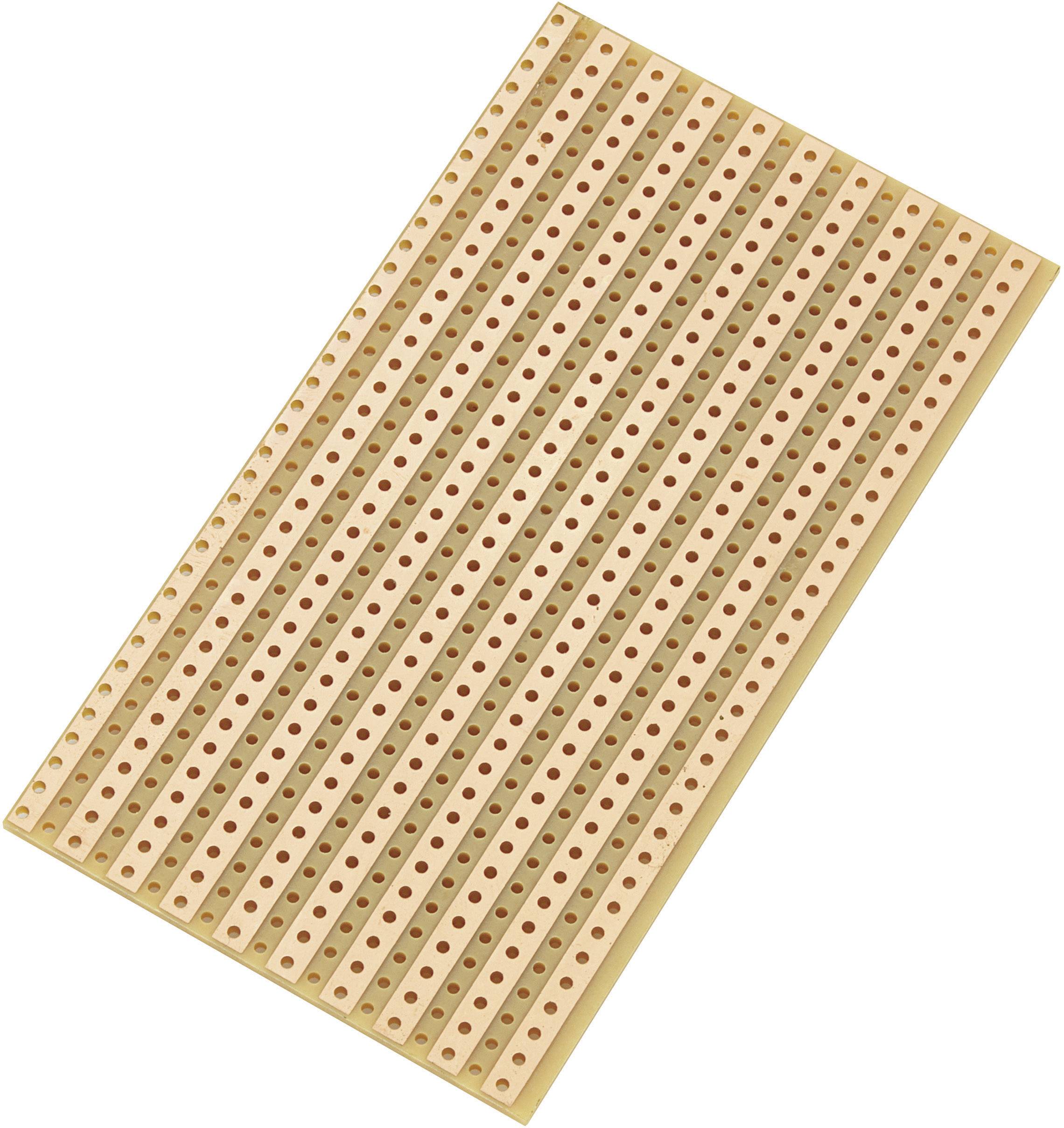 Płytka euro papierowa (dł. x szer.) 90 mm x 50 mm 35 µm raster 5,08 mm SU527610 Zawartość: 1 szt. - obrazek 1