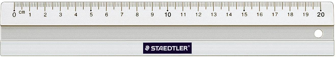Staedtler 563 20 563 20 Linijka aluminium srebrny 20 cm - obrazek 1