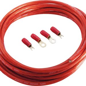 Zestaw kabli zasilających Sinuslive BK-25P, 25 mm2, czerwony, 5 m Zestaw kabli zasilających Sinuslive BK-25P, 25 mm2, czerwony, 5 m
