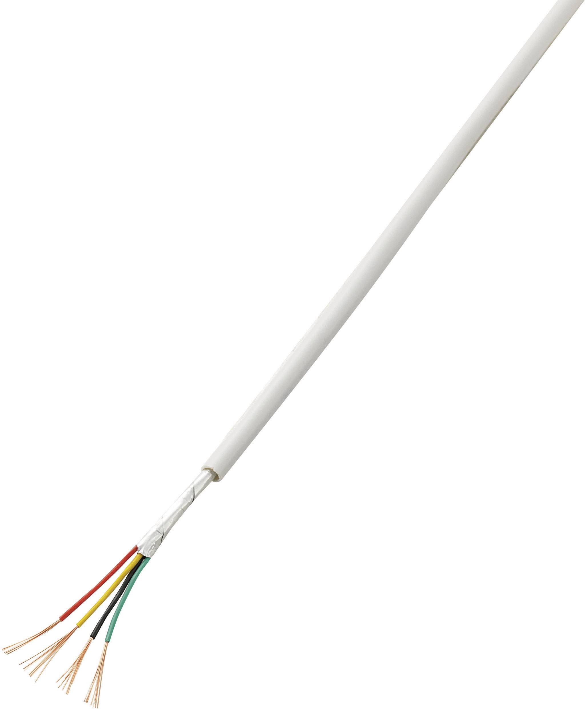Kabel alarmowy TRU COMPONENTS LiYY/CCA 1567174, 4 x 5 mm, 50 m - obrazek 1
