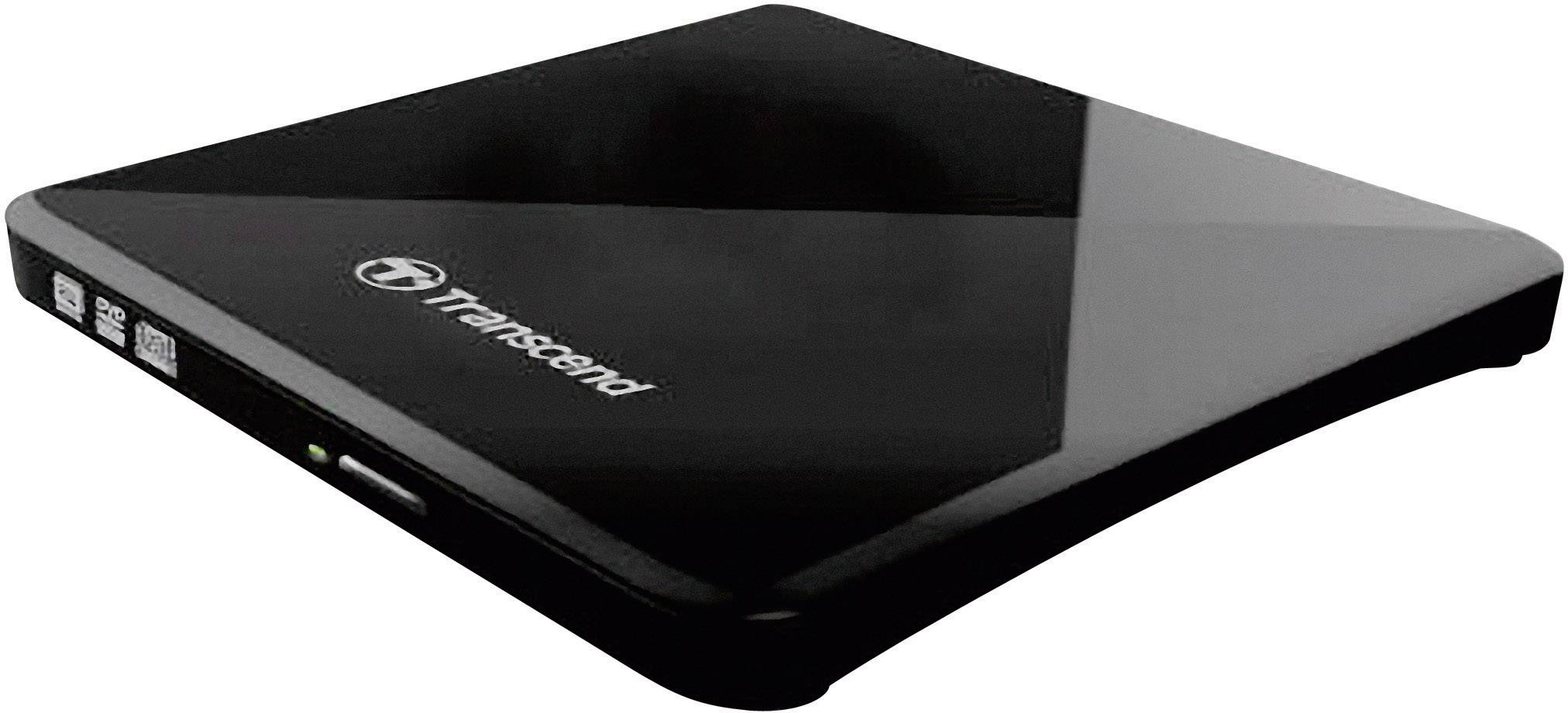 Transcend TS8XDVDS-K Zewnętrzna nagrywarka DVD Produkt nowy USB 2.0 czarny - obrazek 1