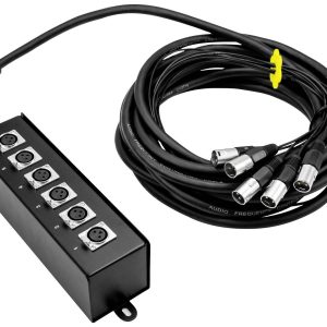 Stagebox Omnitronic MUS-610 30304615, wejścia: 6 x, wyjścia: 6 x, 10 m Stagebox Omnitronic MUS-610 30304615, wejścia: 6 x, wyjścia: 6 x, 10 m
