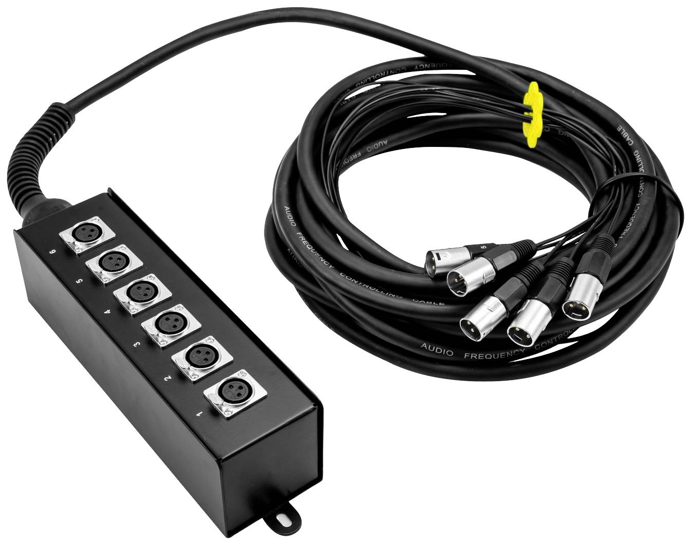 Stagebox Omnitronic MUS-610 30304615, wejścia: 6 x, wyjścia: 6 x, 10 m - obrazek 1