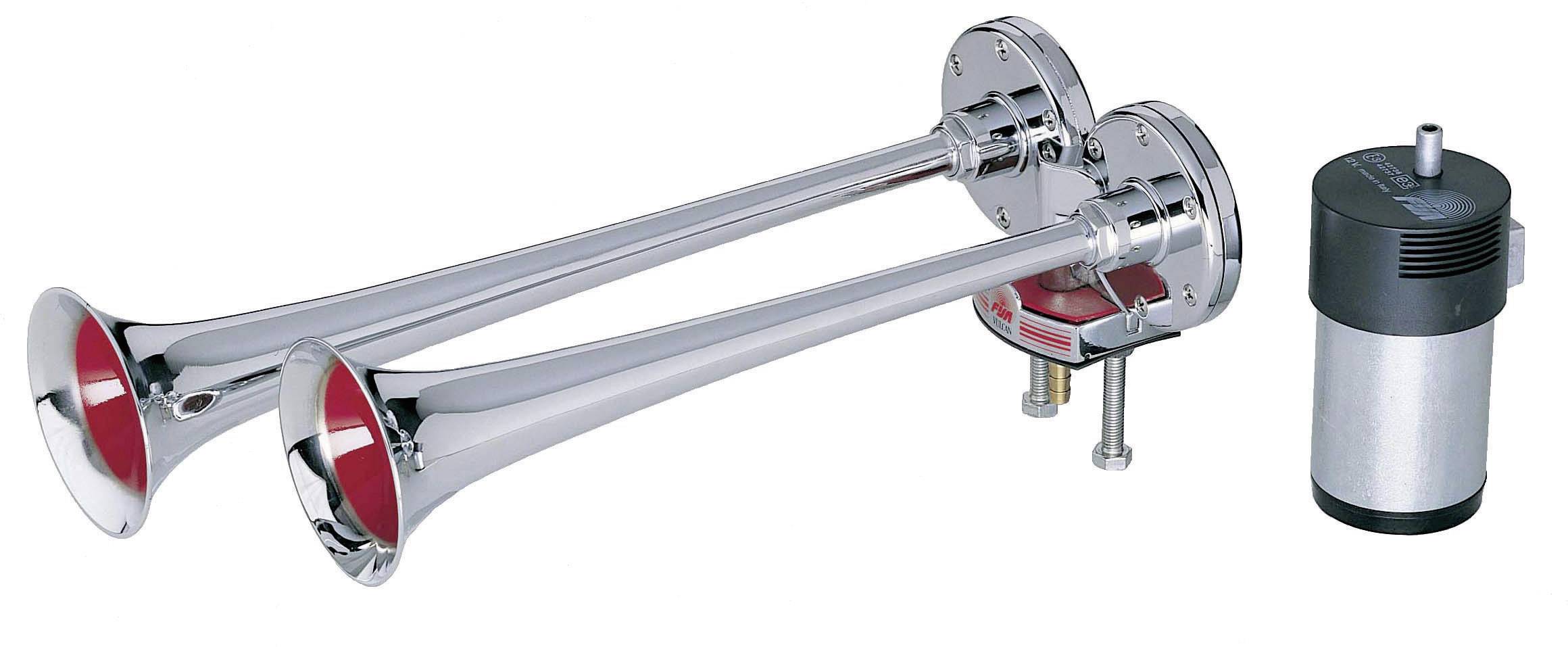 Fanfara kompresorowa HP Autozubehör 10912 Truck 2 2 dźwieki 12 V - obrazek 1