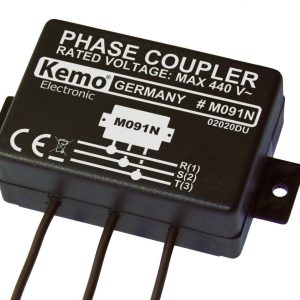 Łącznik fazowy – zestaw do produktów Powerline Kemo M091N, 110 – 440 V / AC Łącznik fazowy – zestaw do produktów Powerline Kemo M091N, 110 – 440 V / AC