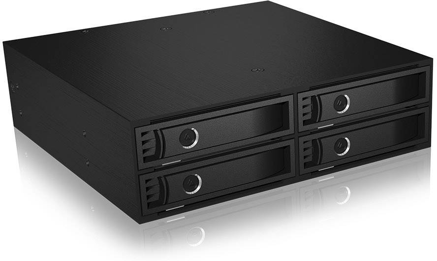 ICY BOX CY BOX IB-2242SSK Back Plane für 4x 2,5" SATA/SAS Festplatten/SSDs in 1x 5,25" S Obudowa na dysk twardy 2,5" - obrazek 1