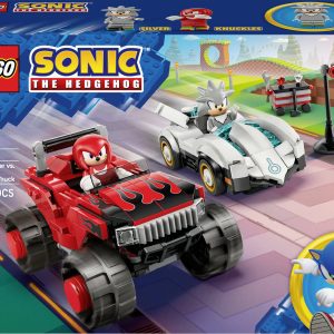 77118 LEGO® Sonic the Hedgehog Samochód Silvera kontra Monster Truck Knucklesa (77118)