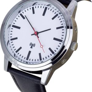 Zegarek na rękę EUROTIME Funk-Armbanduhr Bahnhofsminuterie, Sterowany radiowo, 3 ATM Zegarek na rękę EUROTIME Funk-Armbanduhr Bahnhofsminuterie, Sterowany radiowo, 3 ATM