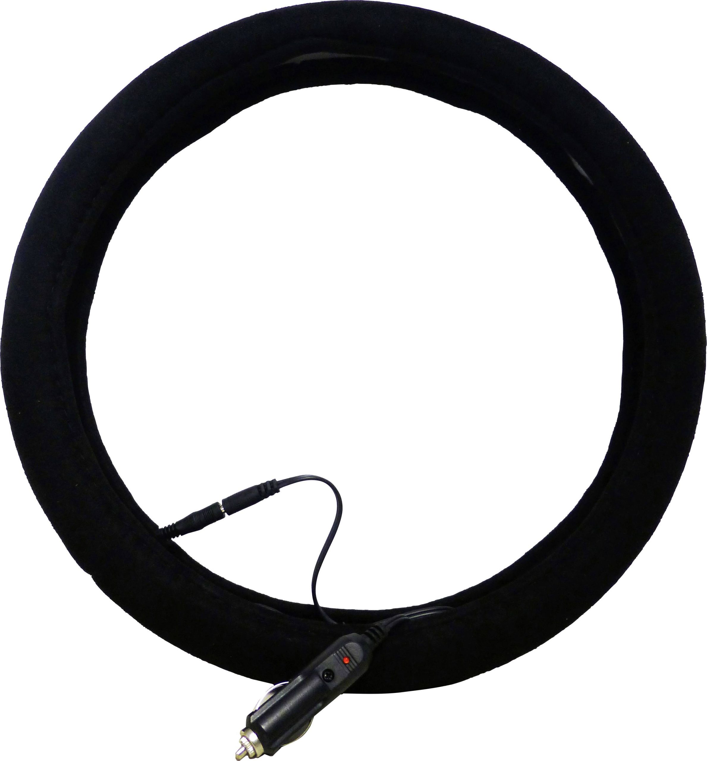 HP Autozubehör Lenkradbezug Heizbar 12V Nakładka na kierownicę (Ø) 39 cm czarny 37 - 39 cm - obrazek 1