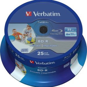 Płyta Blu-ray Verbatim 43811, 25 GB, 6 x, 25 szt. Płyta Blu-ray Verbatim 43811, 25 GB, 6 x, 25 szt.