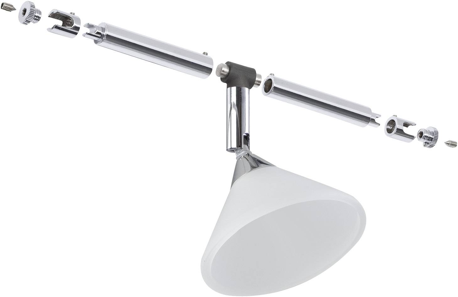 Lampa do systemu kablowego, niskonapięciowego Paulmann Colmar Uniwersalny GU4 10 W chrom, satin - obrazek 1