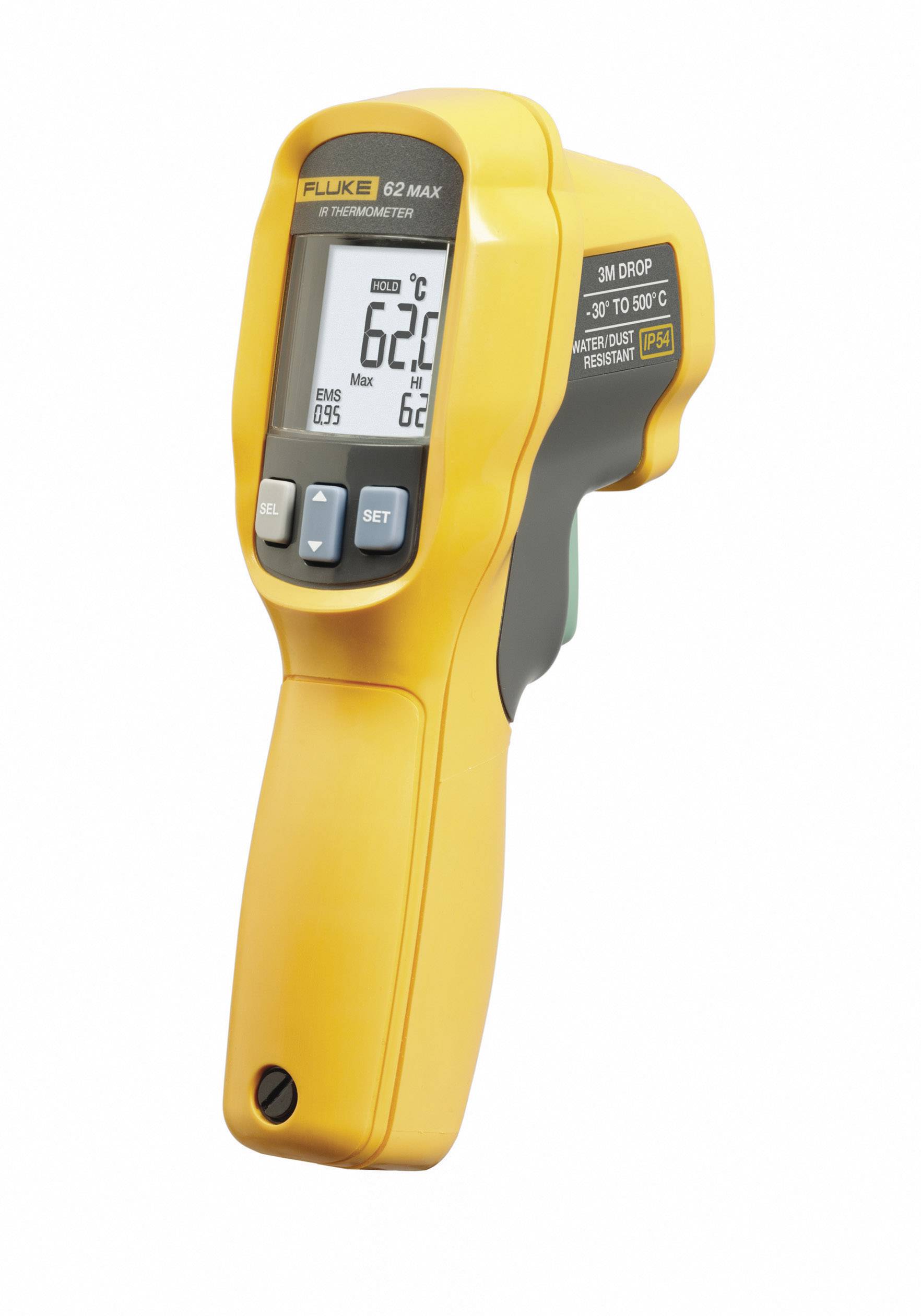 Fluke 62 MAX Pirometr Optyka 10:1 -30 - +500 °C - obrazek 1