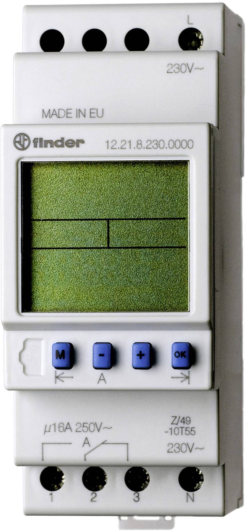 Finder 12.22.8.230.0000 Zegar tygodniowy - obrazek 1