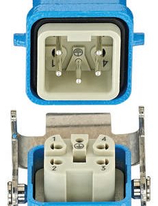 HARTING 10360040003 Zestaw złączy męskich Łączna ilość styków: 4 + PE 1 szt. HARTING 10360040003 Zestaw złączy męskich Łączna ilość styków: 4 + PE 1 szt.