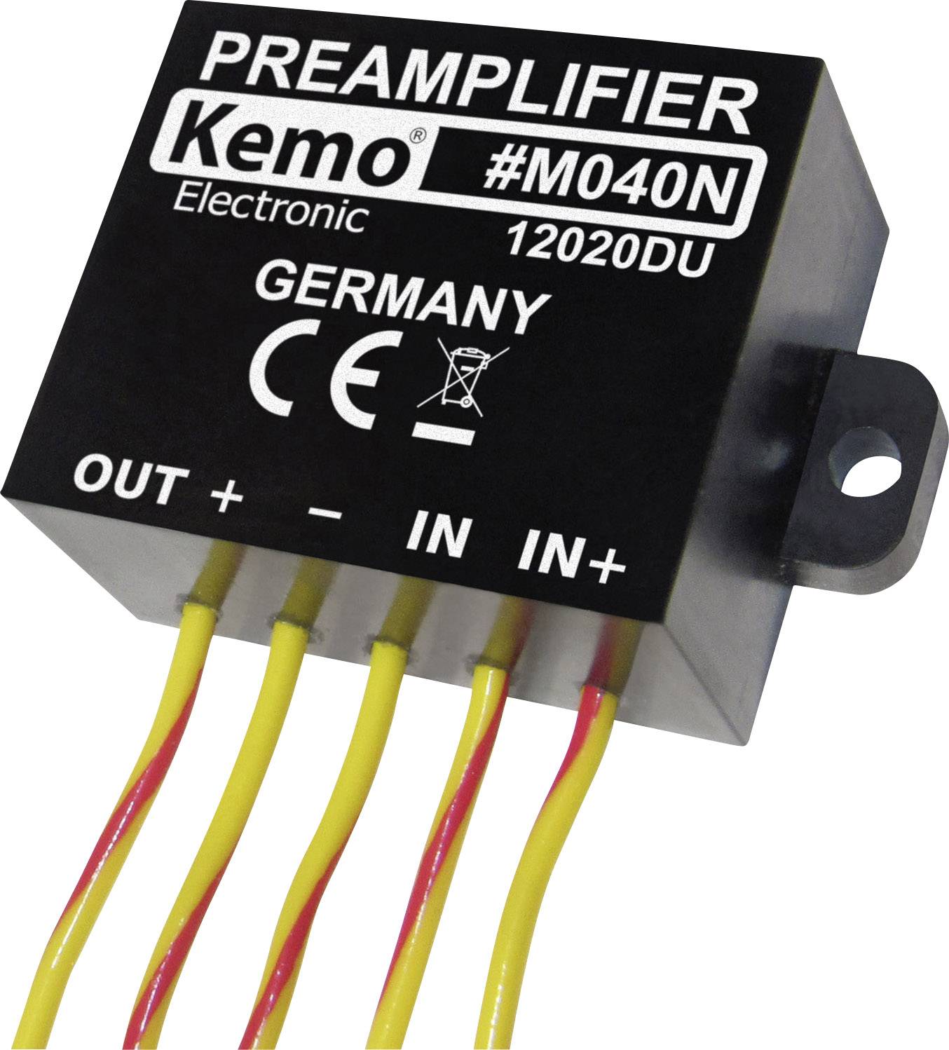 Moduł uniwerslny przedwzmacniacza Kemo, M040N, 9 - 24 V, 200 - 1000 mV, 20 Hz - 20 kHz - obrazek 1