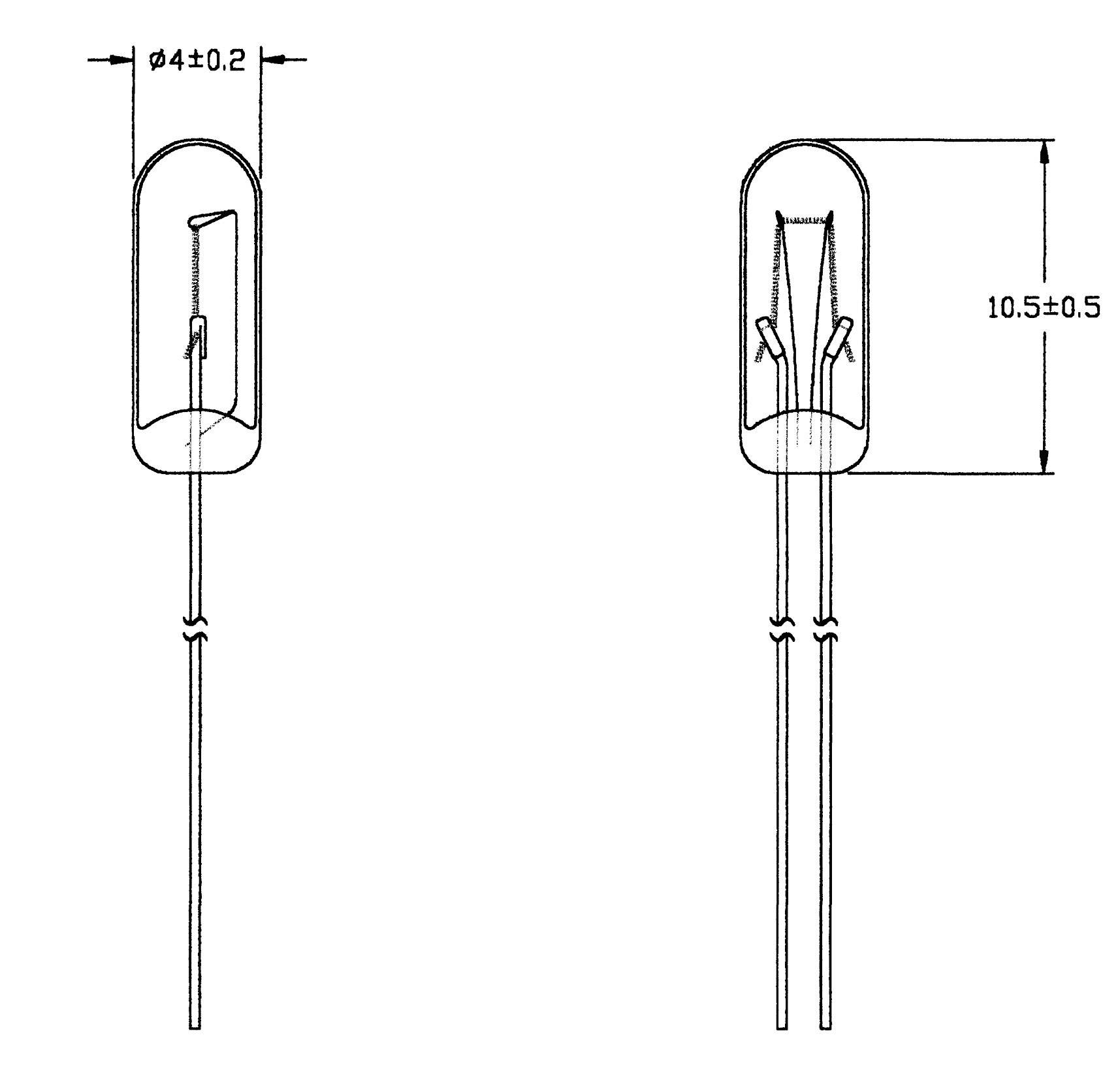 Lampka T1 1/4 WT 16V/50mA zestaw 5 szt. - obrazek 1