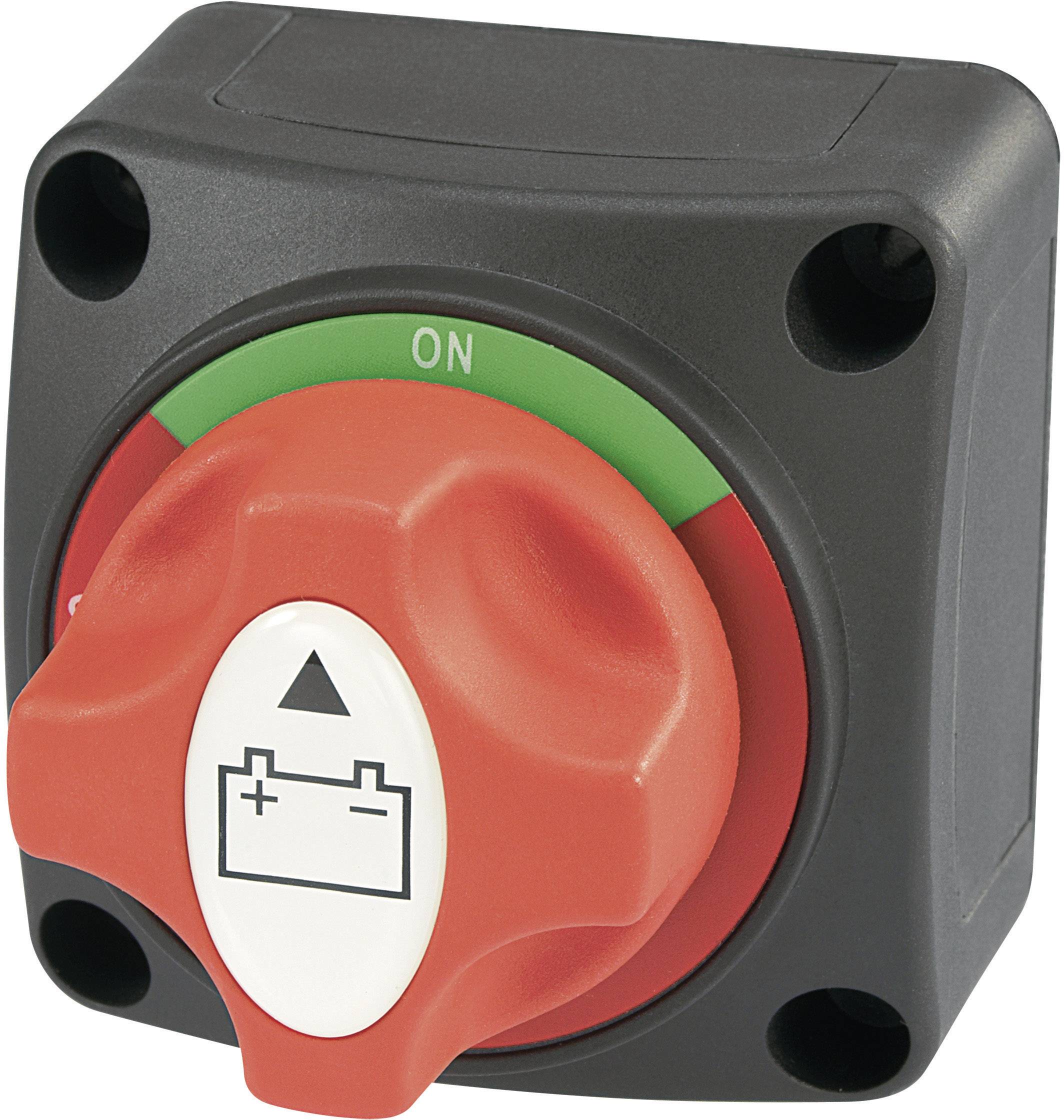 TRU COMPONENTS TC-A23-2 Wyłącznik akumulatora samochodowego 12 V/DC, 50 V/DC 200 A 1 x wył/wł zatrzask IP54 1 szt. - obrazek 1