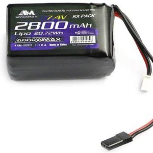 Akumulator do odbiornika (LiPo) ArrowMax AM-700913 7.4 V 2800 mAh Hump JR Akumulator do odbiornika (LiPo) ArrowMax AM-700913 7.4 V 2800 mAh Hump JR