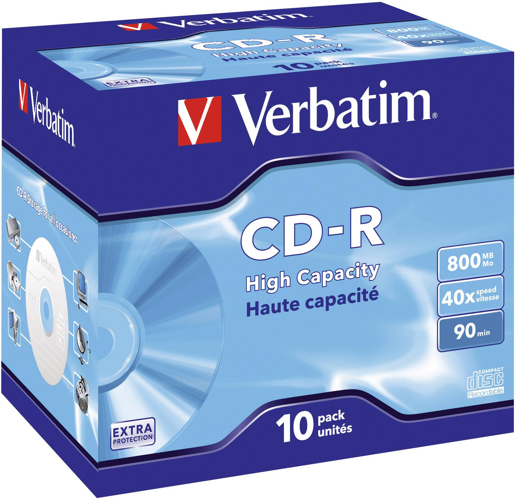 CD-R 90 Verbatim 43428 10 szt. - obrazek 1